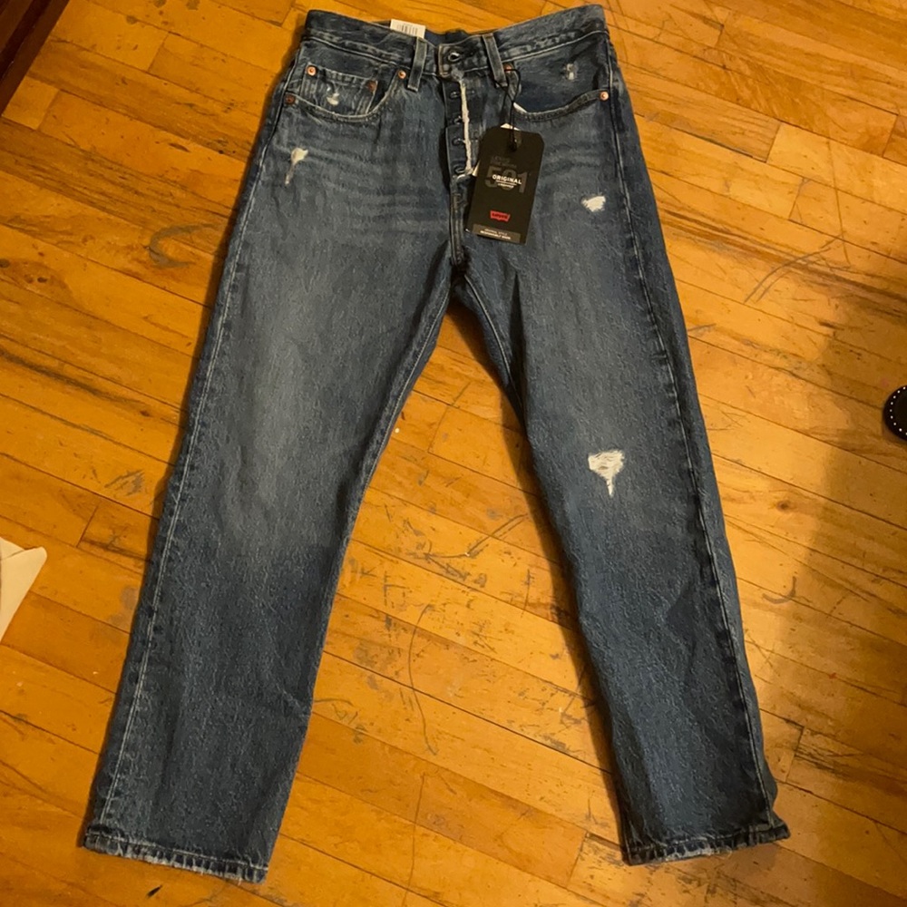 Levi’s 501 original cropped jeans